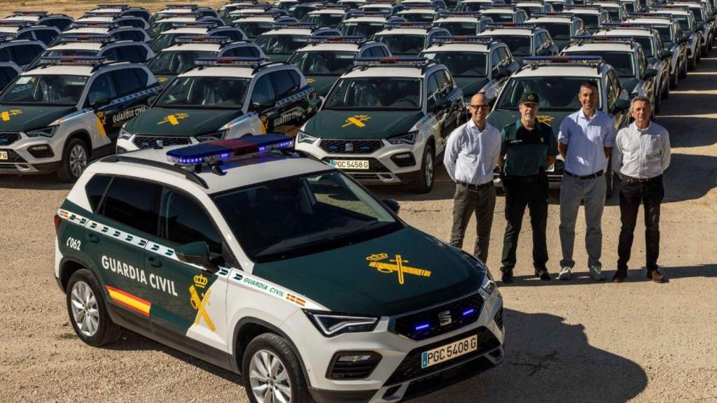 Unidades del Seat Ateca entregadas a la Guardia Civil.