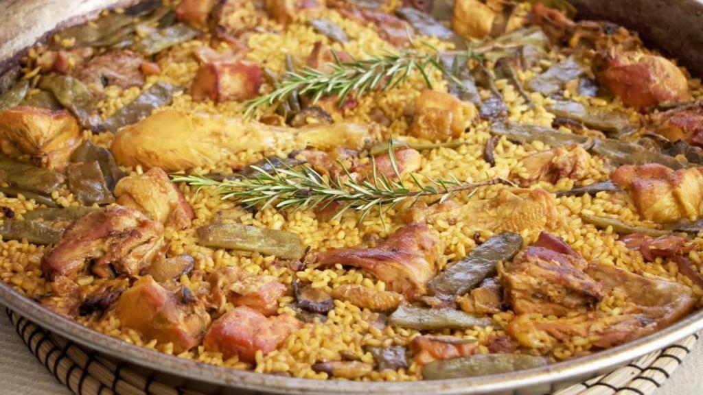 Imagen de la paella valenciana. Bon Viveur