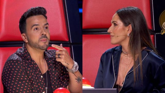 Luis Fonsi y Malú en ‘La Voz’.