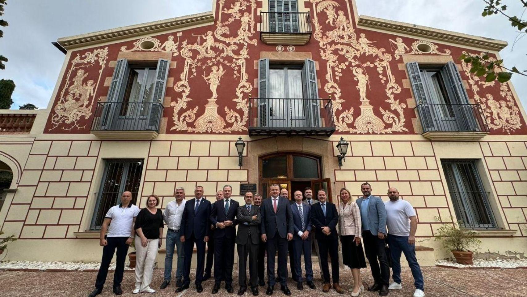 Algunos de los participantes de la reunión.