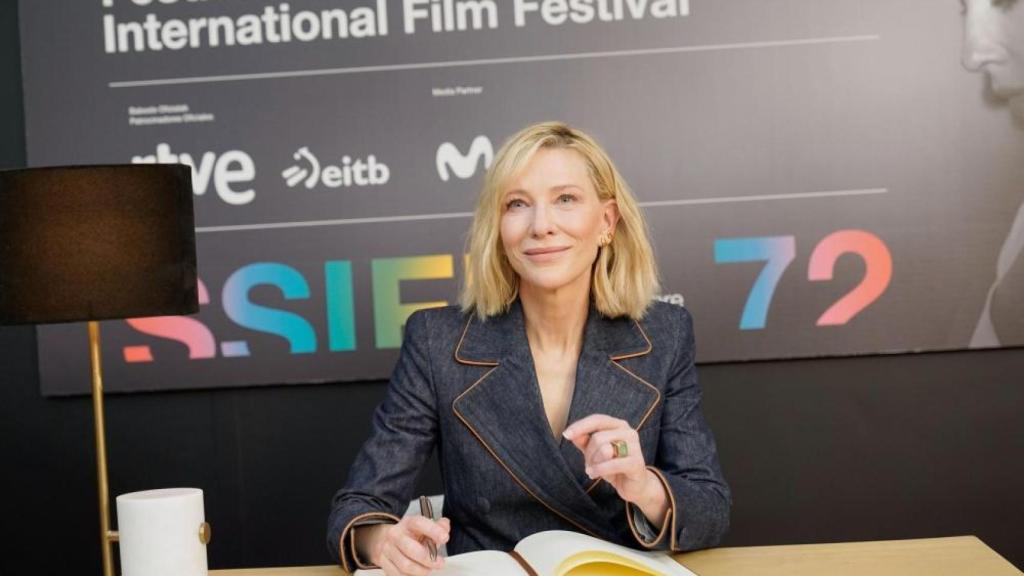 Cate Blanchett en San Sebastián. Foto: Iñaki Luis.