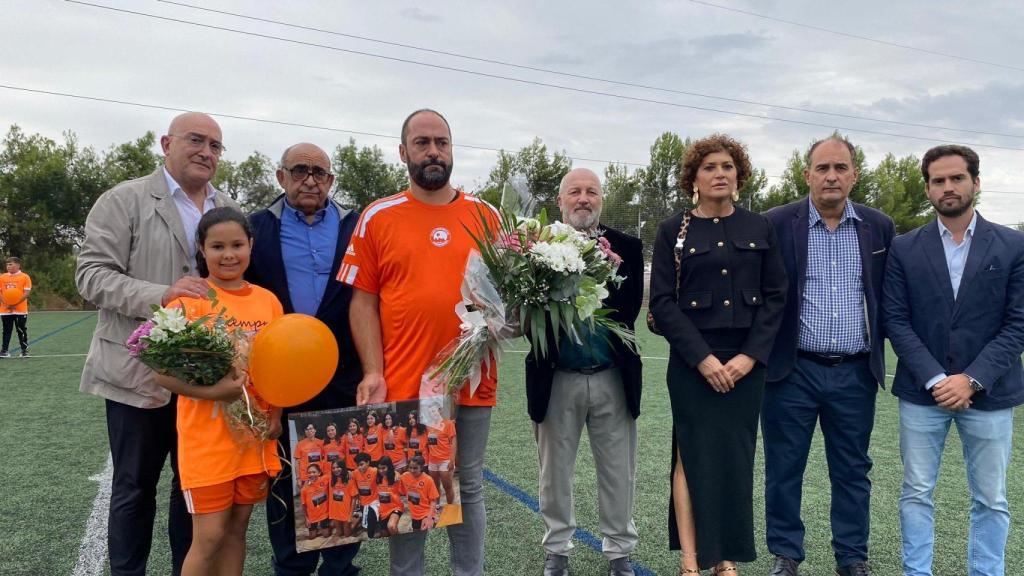 Homenaje a Sofía en el Estadio José Zorrilla