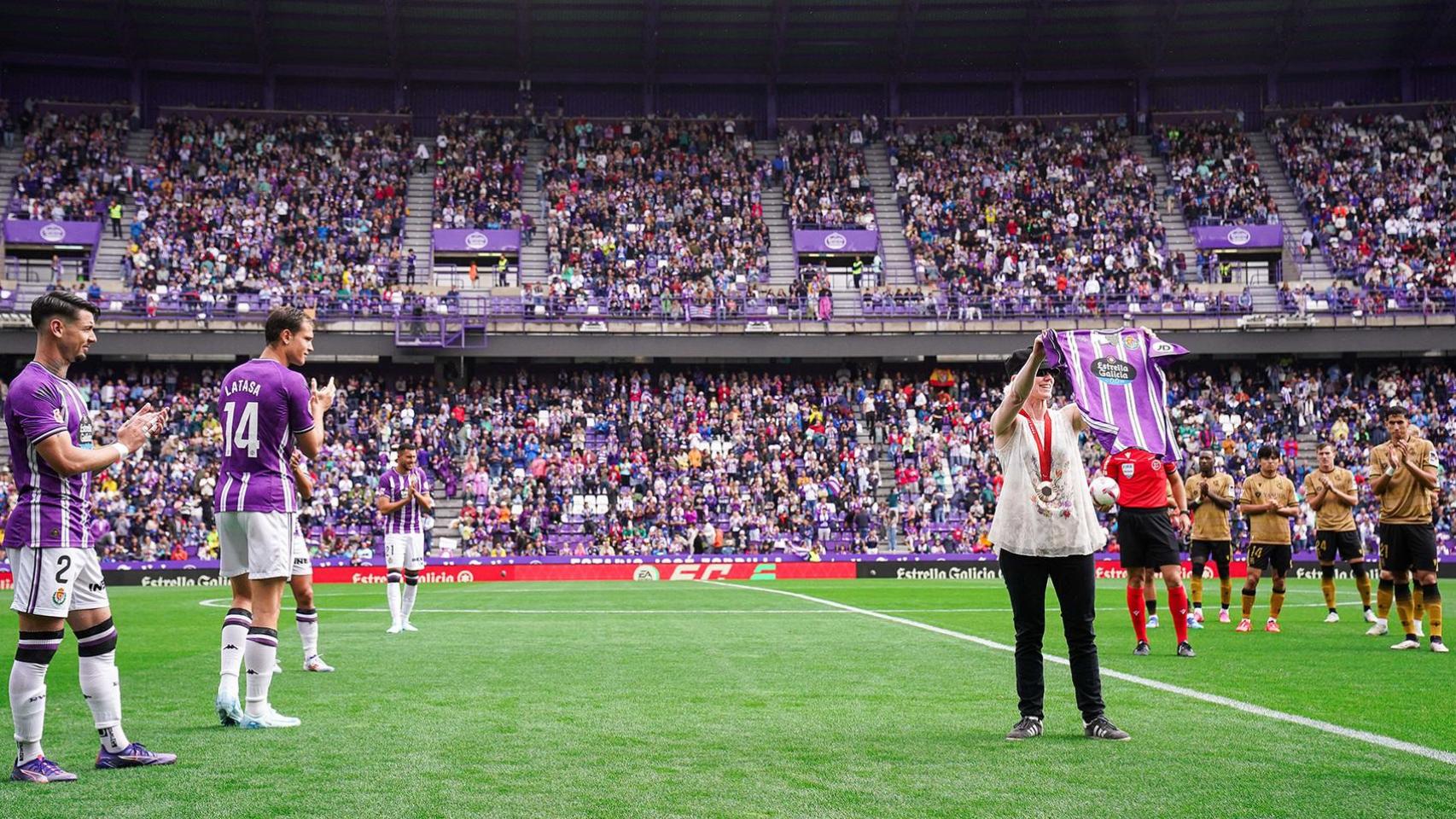 El Estadio Zorrilla se rinde a Marta Arce, la vallisoletana ganadora cuatro medallas paralímpicas