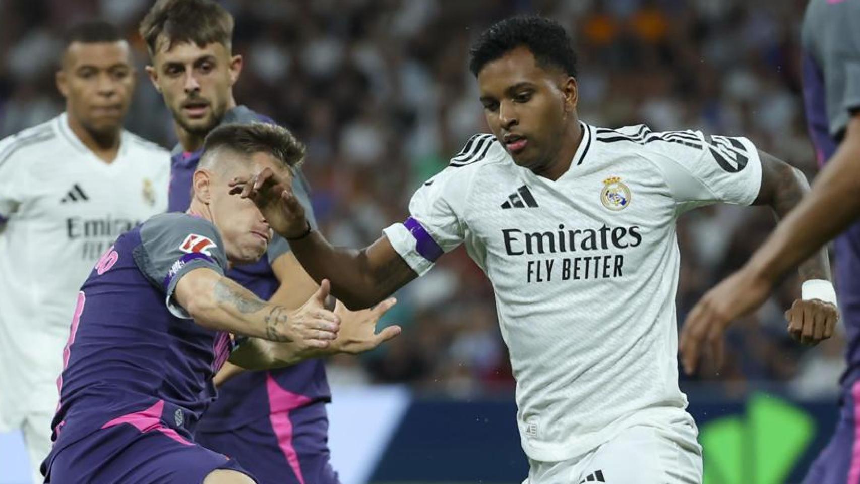 Rodrygo Goes, durante el partido ante el RCD Espanyol