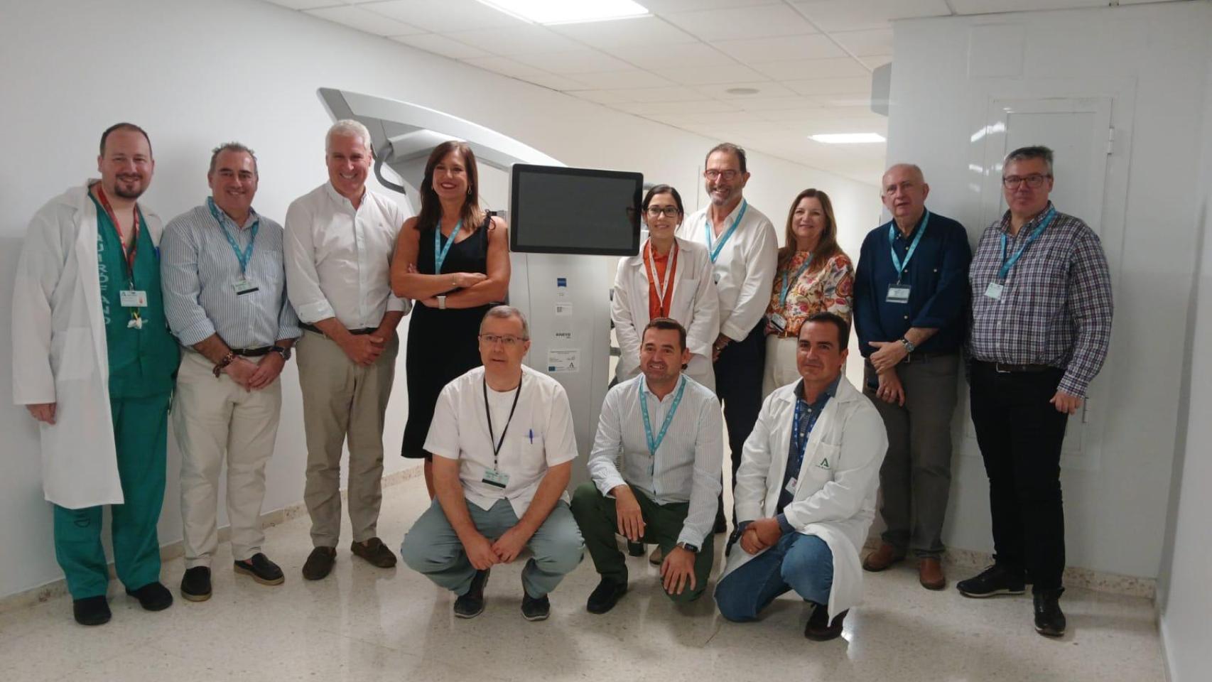 Visita al Hospital Materno Infantil de Málaga para ver los nuevos equipos.