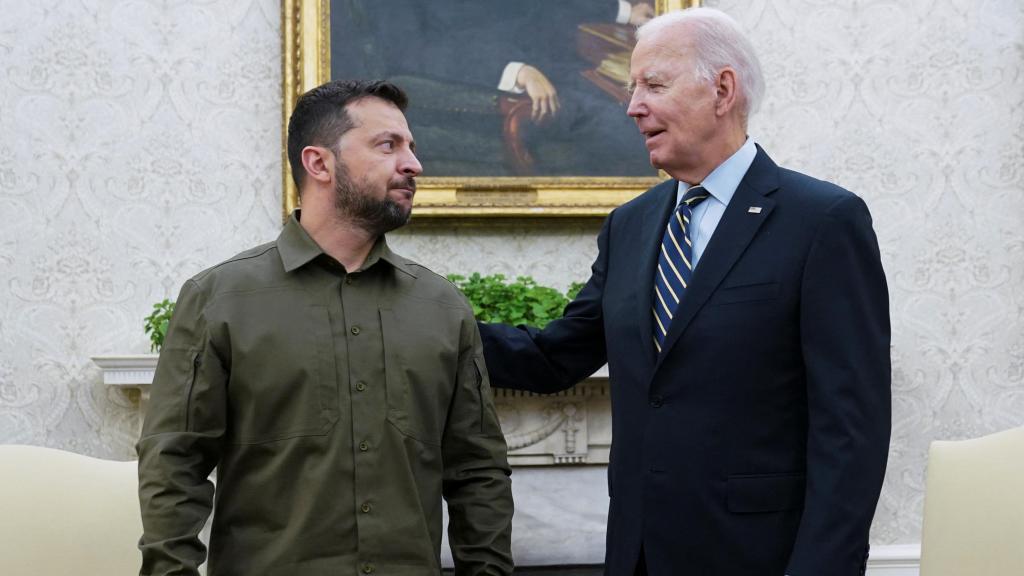 Zelenski y Biden durante su última visita a Washington.