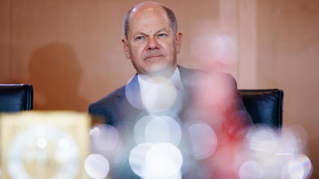 ElOlaf Scholz, esta semana en  una reunión en la Cancillería en Berlín.