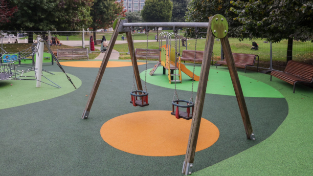 Parque infantil de Vioño, en A Coruña