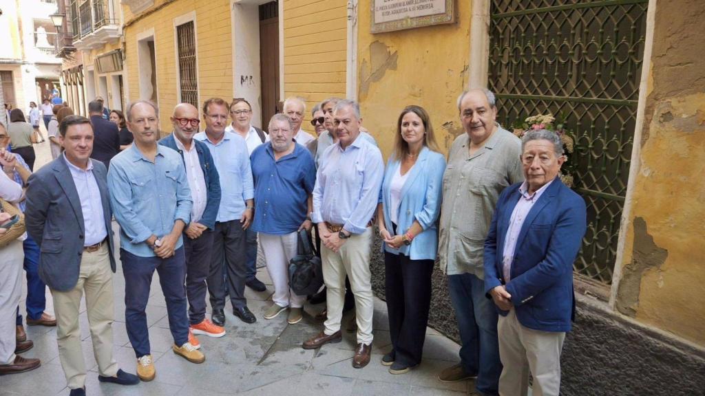 Acto de homenaje, este sábado en Sevilla.