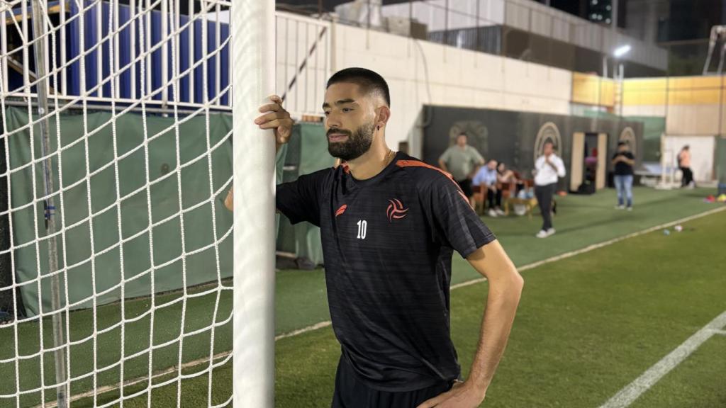 Yannick Carrasco en la ciudad deportiva del Al-Shabab en Riad.