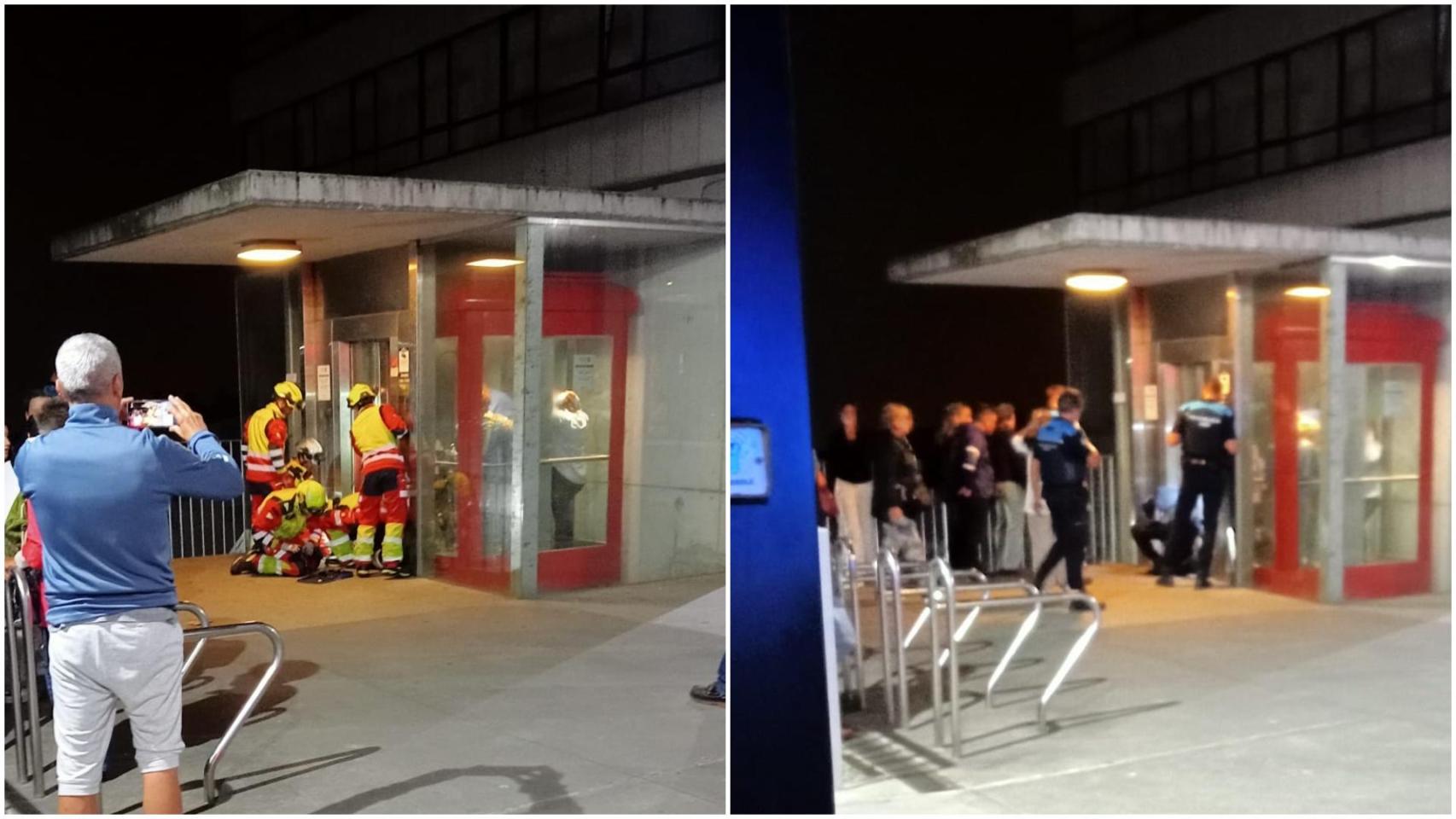 Una avería en un ascensor urbano de Vigo 'retiene' a casi una decena de personas