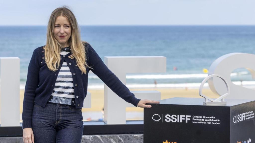 Pilar Palomero en el 72 Festival de Cine de San Sebastián. Foto: EFE/Javier Etxezarreta.