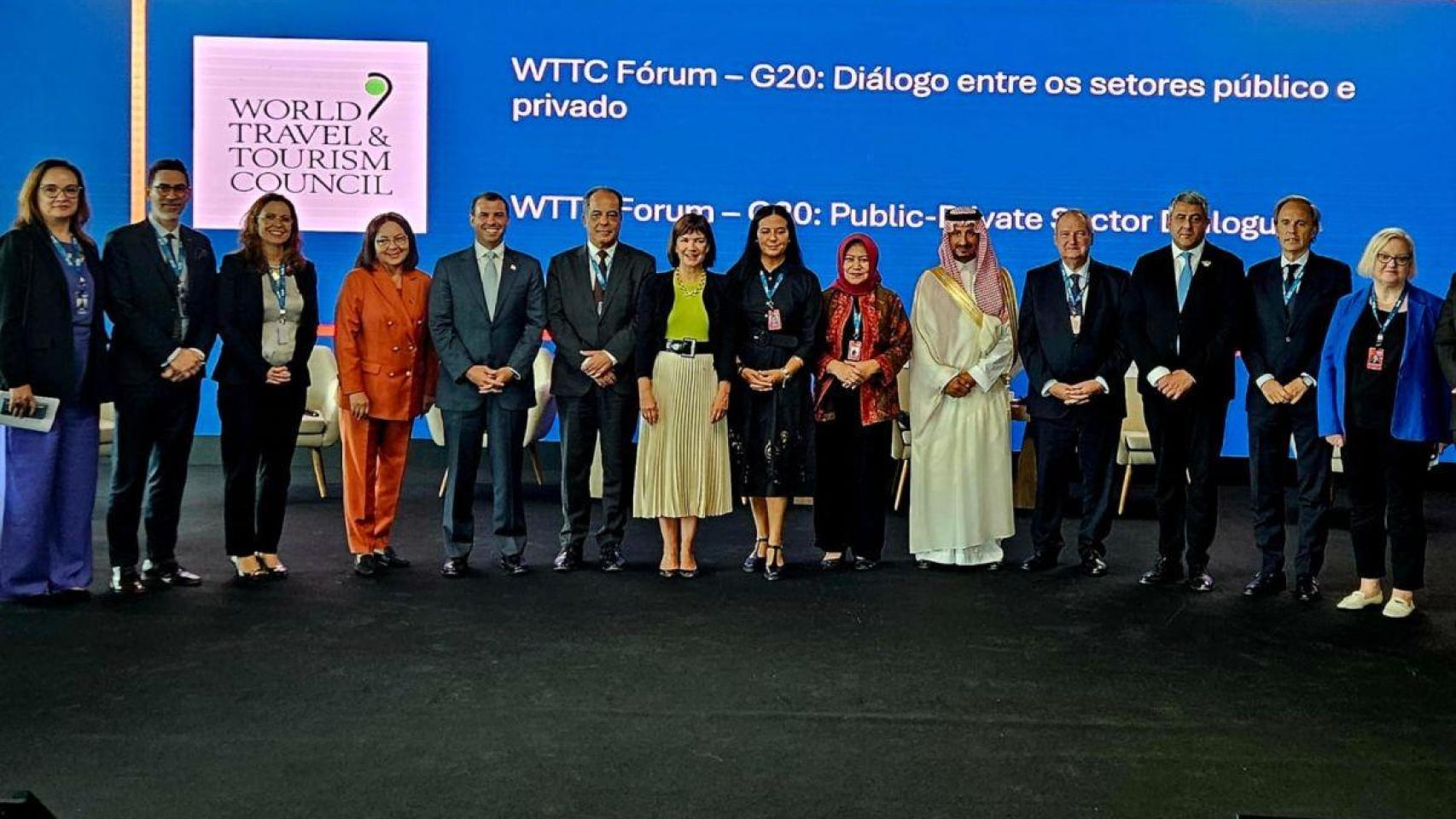 Una de la reuniones de Turismo del G20 en Belém.