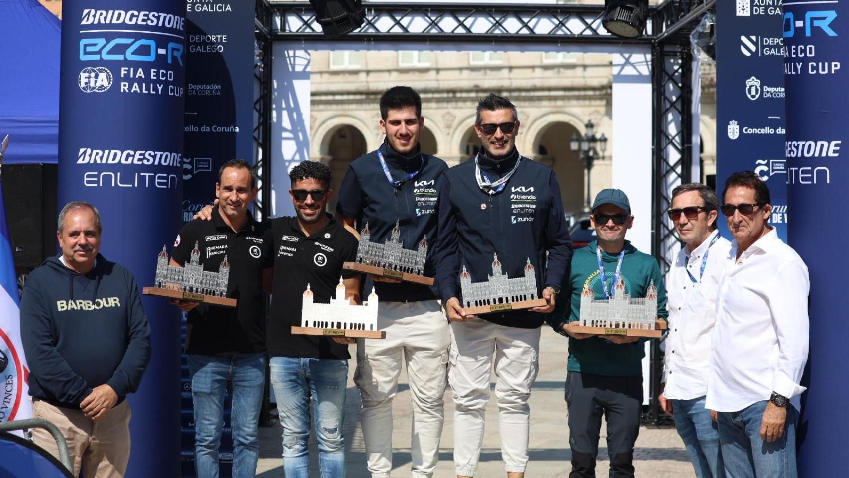 Entrega de premios de VII Eco Rallye A Coruña