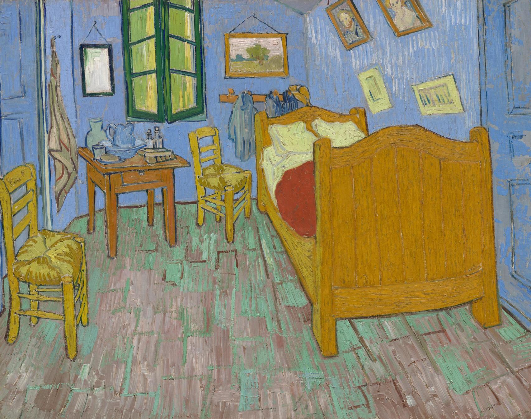 Van Gogh: 'El dormitorio', 1889. © The Art Institute of Chicago