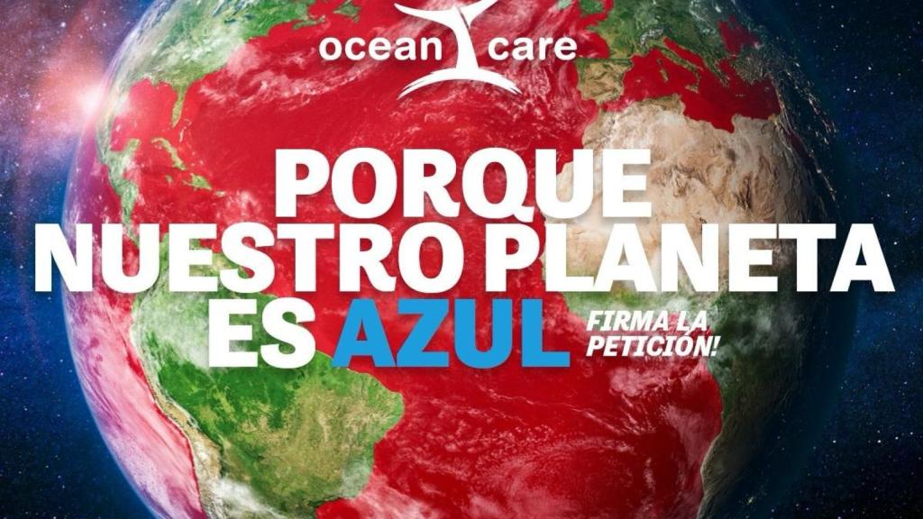 Campaña de la declaración de OceanCare Porque nuestro planeta es azul.