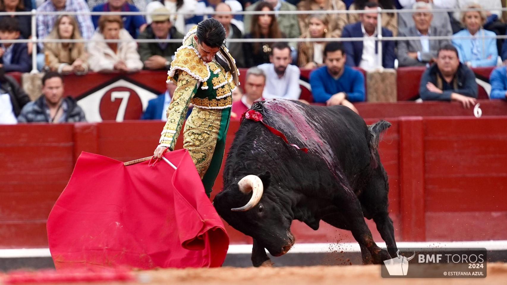 Talavante torea a 'Querido', de la ganadería de Garcigrande