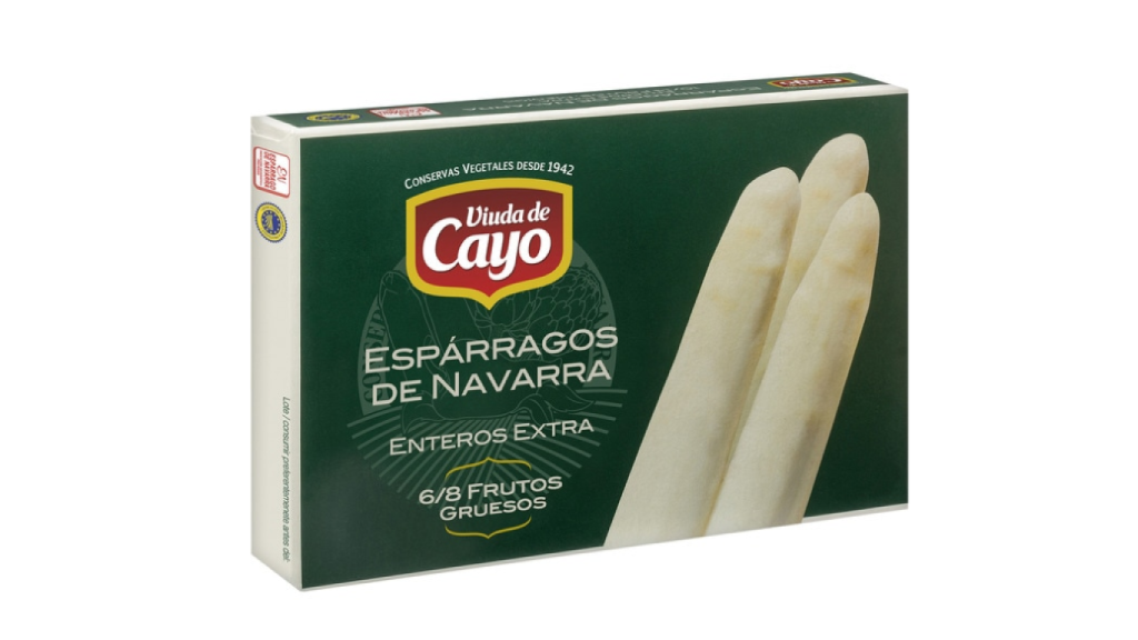 Los espárragos de la conservera Viuda de Cayo.