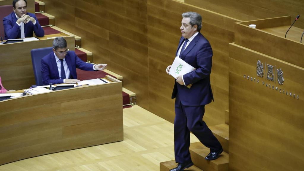 José María Llanos durante el debate de Política General