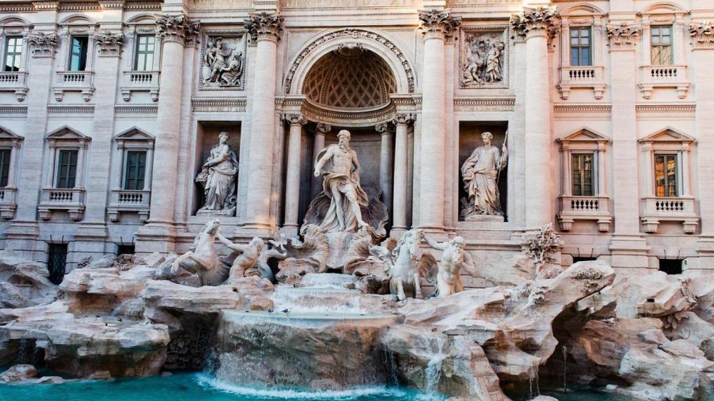 La Fontana di Trevi.