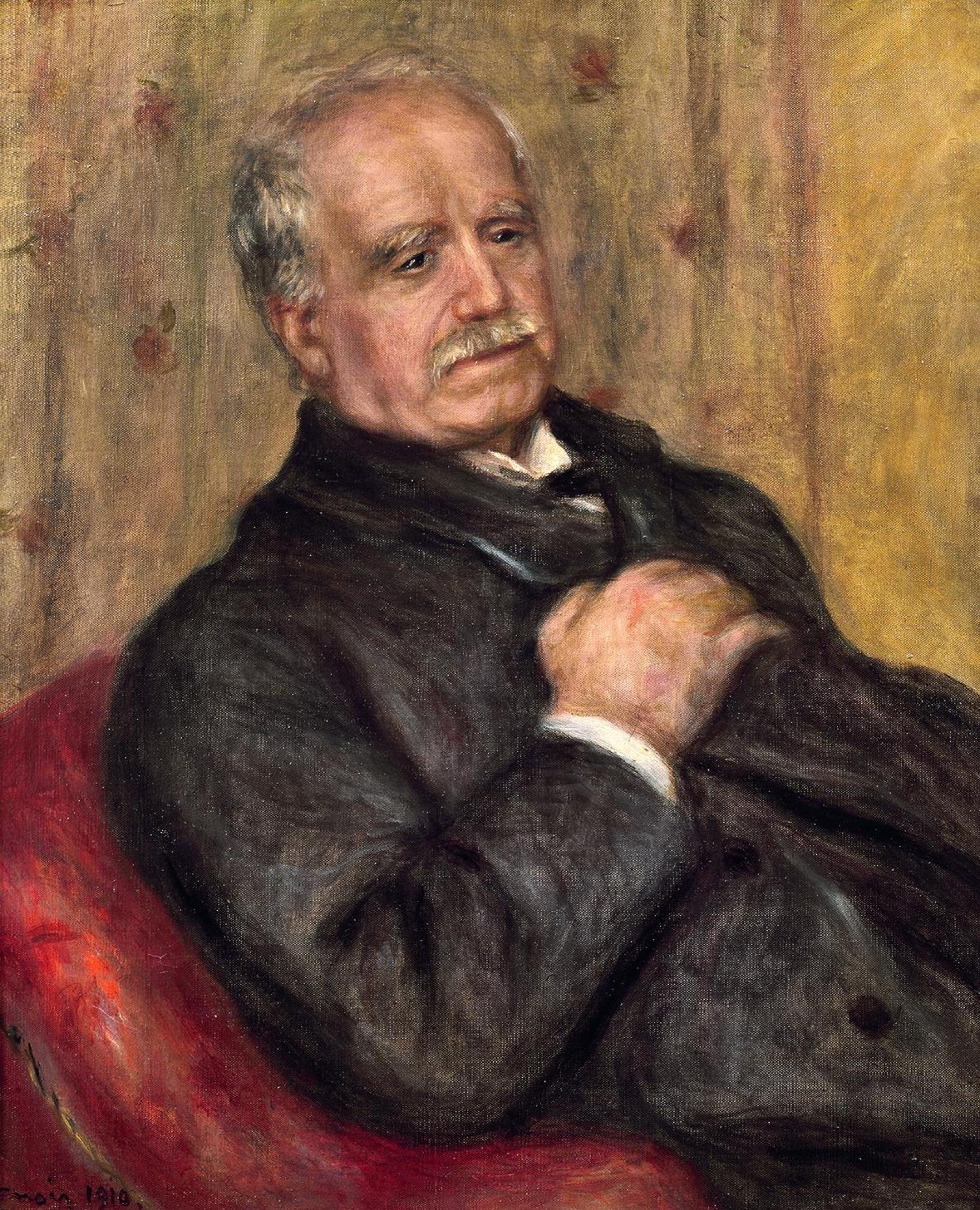 Pierre-Auguste Renoir:  'Paul Durand-Ruel', 1910. Archives Durand-Ruel © Durand-Ruel & Cie.