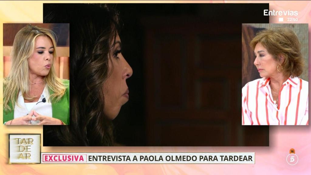 Ana Rosa conversa con Esmeralda Delgado sobre la entrevista con Paola Olmedo.