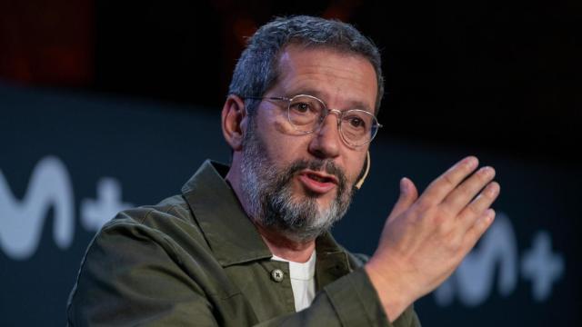 El periodista Carles Porta, durante la presentación de 'Luz en la oscuridad' en el FesTVal de Vitoria.