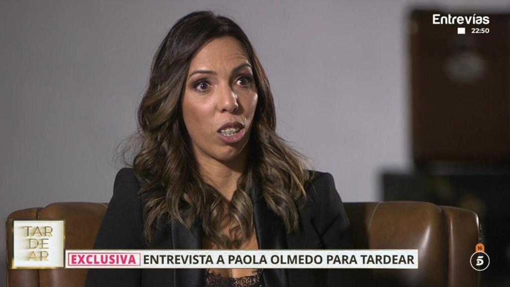 Paola Olmedo en un fragmento de la entrevista en 'TardeAR'.