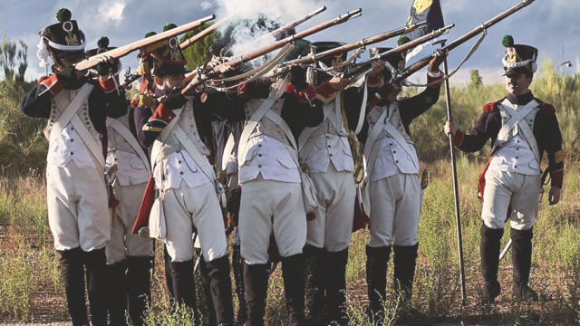 Imagen de archivo de una recreación histórica de la visita del duque de Wellington a Boecillo