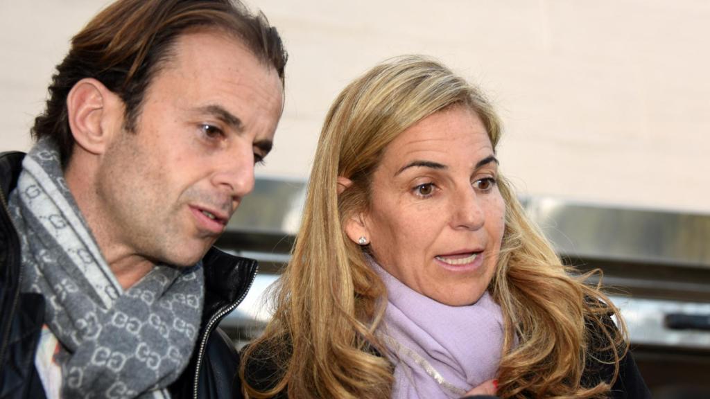 Arantxa Sánchez Vicario y Josep Santacana.