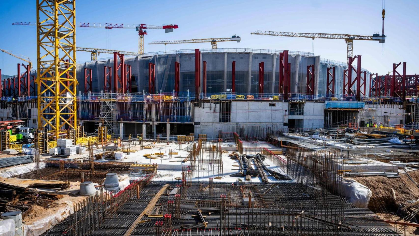 Obras de remodelación del Camp Nou