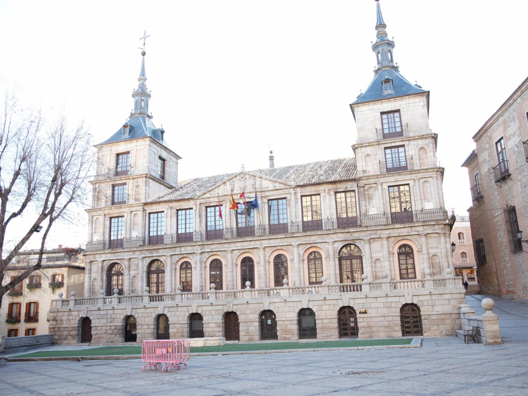 Fachada del Ayuntamiento de Toledo.