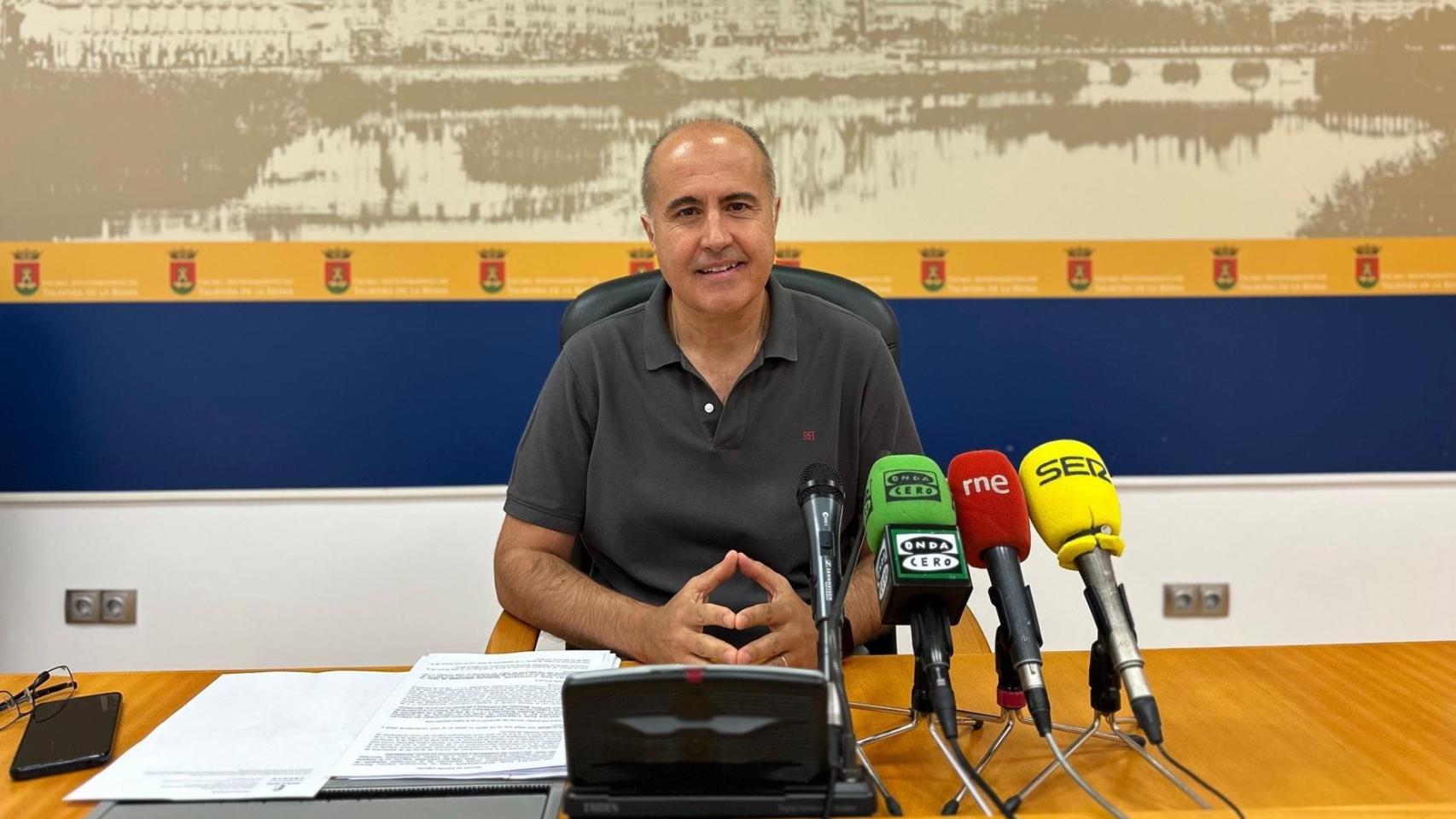 Jesús García-Barroso, portavoz municipal de Talavera de la Reina. Foto: Ayuntamiento.