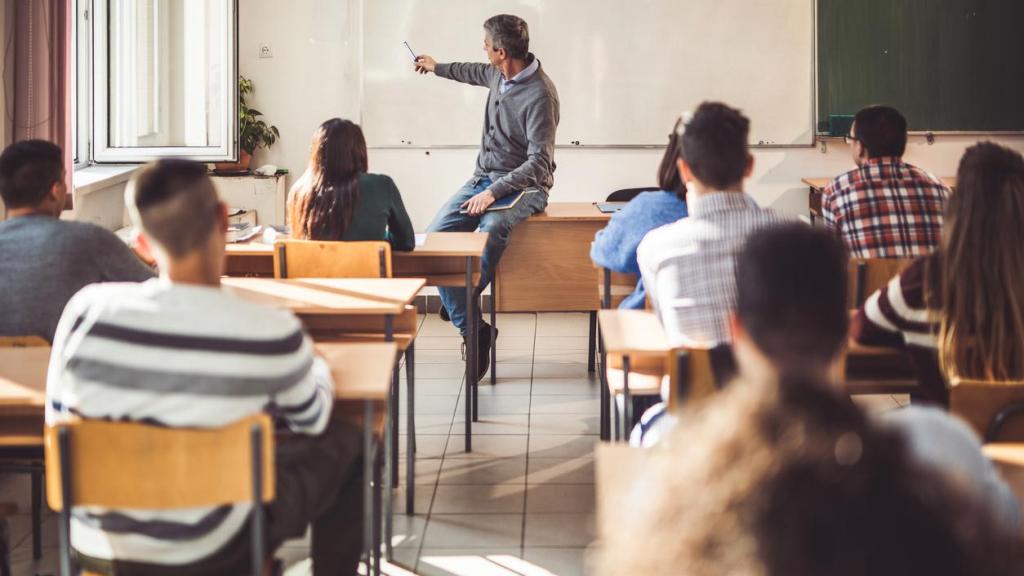 Un profesor de secundaria.