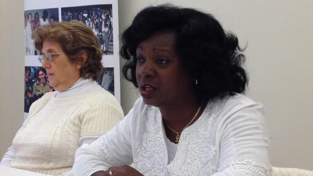 La líder de las Damas de Blanco, Berta Soler.