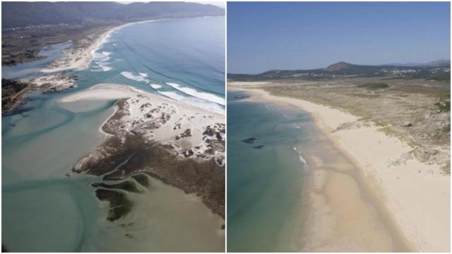 Dos playas de A Coruña