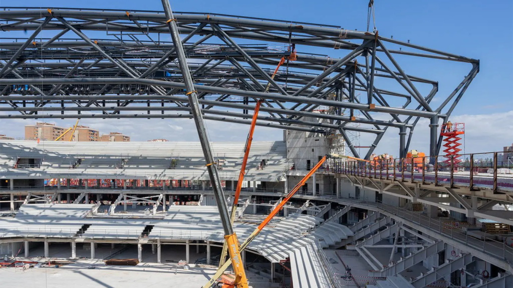 Obras Roig Arena. ERRE Arquitectura