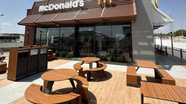 Un restaurante de McDonald's en una imagen de archivo.