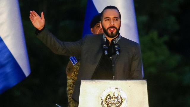 El presidente de El Salvador, Nayib Bukele, en el día de la independencia del país el pasado 15 de septiembre.