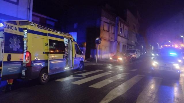 Accidente en Boiro (A Coruña).