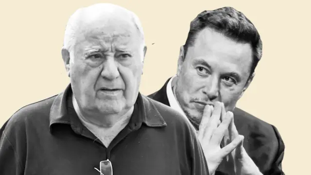 Amancio Ortega y Elon Musk. EE