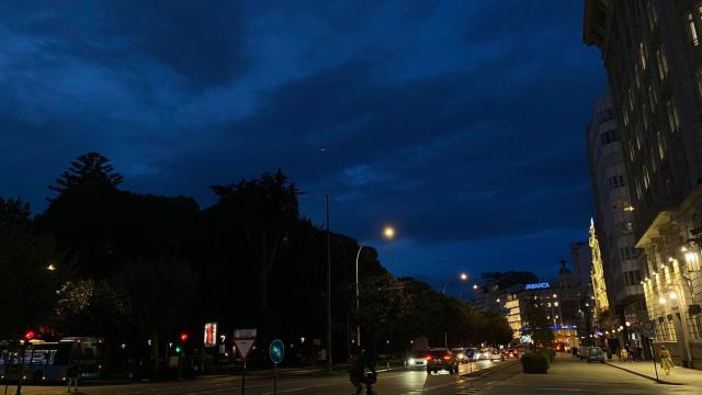 Los Cantones de A Coruña a primera hora de este miércoles