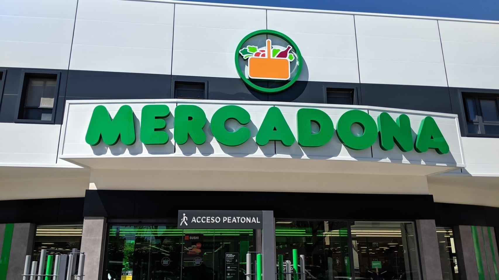 Fachada de un Mercadona