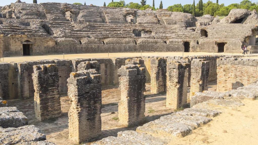 Ruinas romanas de Itálica, Santiponce, Sevilla.