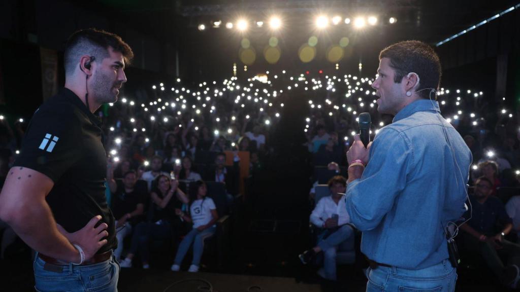 Tomás Garnelo y Nacho Dean en un momento de la jornada.