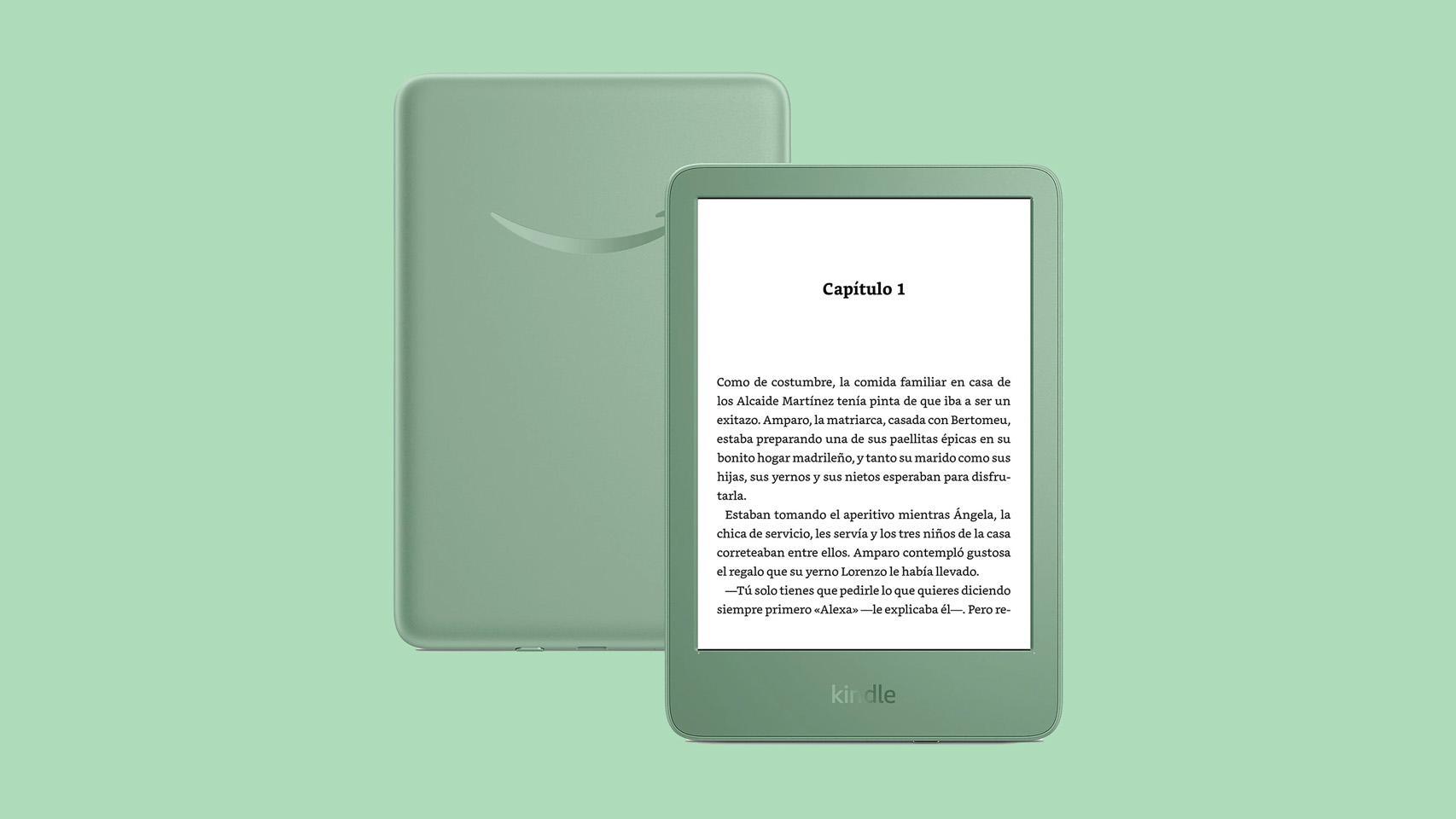 Fotomontaje con el nuevo Kindle.