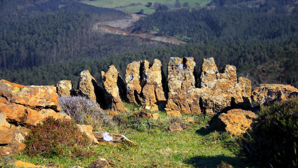 Bosque petrificado de San Andrés de Teixido.