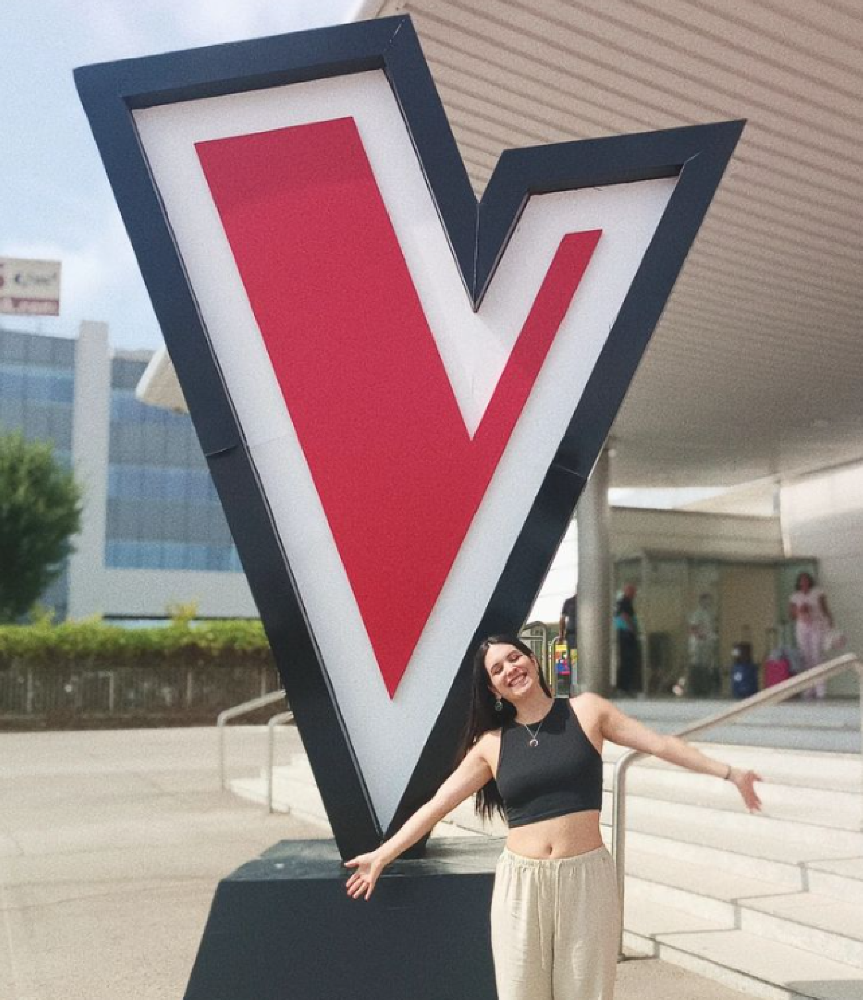 Rocío Torío en los estudios de 'La Voz'