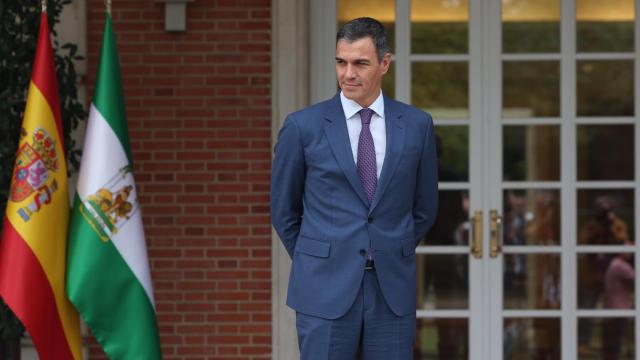 Pedro Sánchez en el Palacio de La Moncloa.