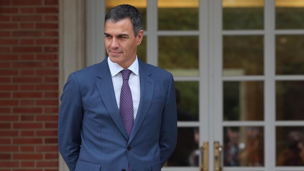 Pedro Sánchez en el Palacio de La Moncloa.